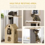 Cat Tower Factory - Double-Layer Cushioned House with Wheel