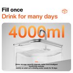 Pet Water Dispenser Factory - Antimicrobial Mute Smart 4L Fountain