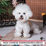 Pet Skirt Factory - Chinese Embroidered Summer Breathable Skirt