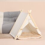 Pet Teepee Factory - Portable Washable Cat Teepee with Cushion
