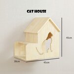 Cat Wall Shelf Factory - Eco-friendly Wooden Bed Toy Shelf
