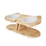 Raised Cat Bowls Factory - Fashion 1-6 Elevated Ceramic Feeder Set