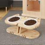 Cat Bowl Factory - Height-adjustable Hanging Cage Drinking Bowl