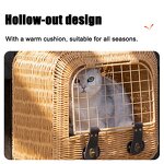 Pet Carrier Bag Factory - Handmade Rattan Weaving Travel Trolley