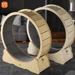 Cat Toys Factory - Circle Track Solid Wood Exercise Running Wheel
