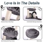 Cat Tree Factory - 27.8 INCHES Multi-Level Tower with Basket