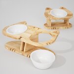 Cat Bowl Factory - Height-adjustable Hanging Cage Drinking Bowl