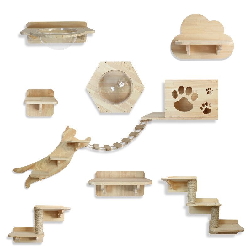 Cat Wall Furniture Factory - Home Luxurious Climb Track Shelves