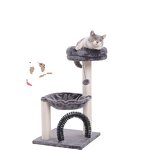 Cat Tree Factory - 27.8 INCHES Multi-Level Tower with Basket
