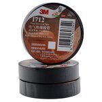 Electrical Tape Manufacturer - 3M 1712 Black Insulating Tape