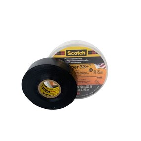 Electrical Tape Manufacturer - 3M 33+ Black Vinyl Tape