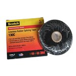 Rubber Splicing Tape Factory - 3M 130C Black Self-sticking Tape