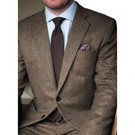 Men's Suit Factory - Autumn Winter Tweed Three-Piece Business Suit