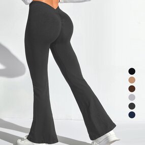 Yoga Leggings Factory - Custom Spandex Nylon Seamless V Back