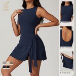 Sportswear Set Factory - Women Gym Wear Tennis Skirt Jumpsuit