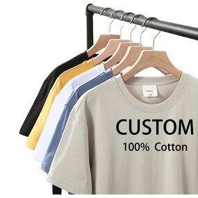 T-Shirt Factory - Hot Sale 210 GSM Custom Cotton Men's Tee
