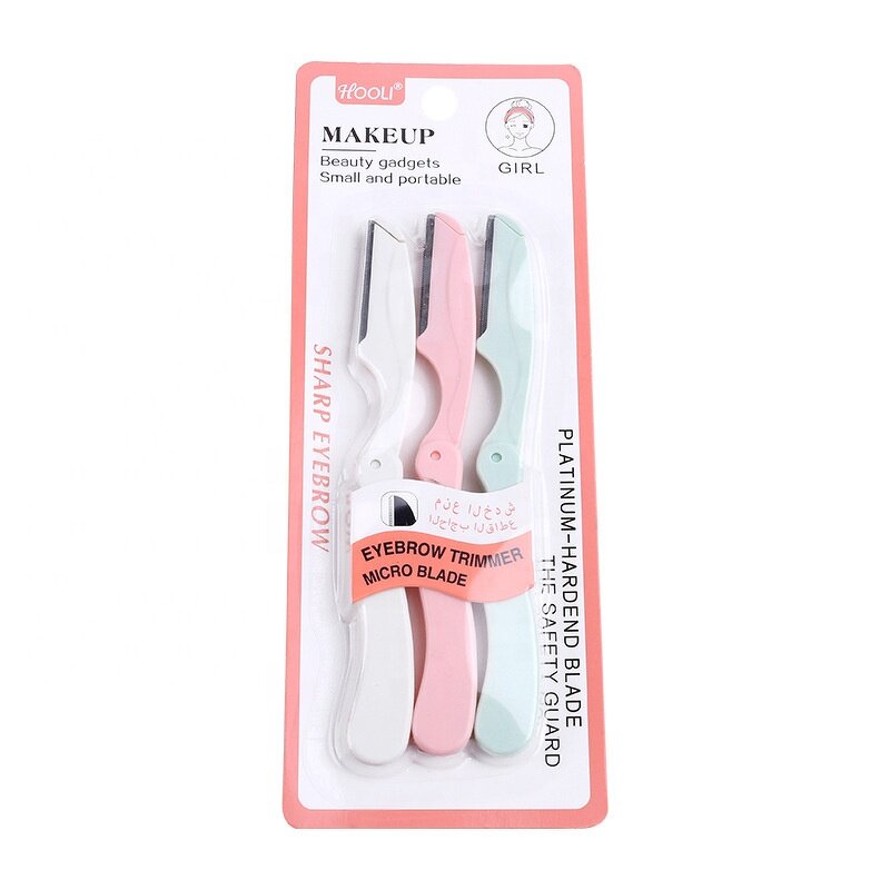 Eyebrow Razor Manufacturer - Hot Selling 3Pcs Women Facial Hair Remover