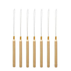Hair Tool Manufacturer - 10 Pcs Loop Needle Threader Microlink Beads