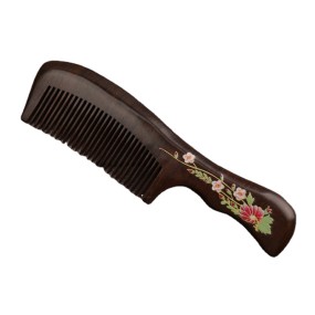 Wooden Comb Manufacturer - Travel Sandalwood Painted Carving Hair