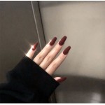 假指甲生产厂家-厂家直供芭蕾舞纯色哑光