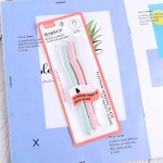 眉部修剪器源头工厂-女士不锈钢刀片面部剃刀