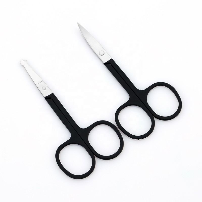 Beauty Scissors Manufacturer - Stainless Steel Curved Black Private Label