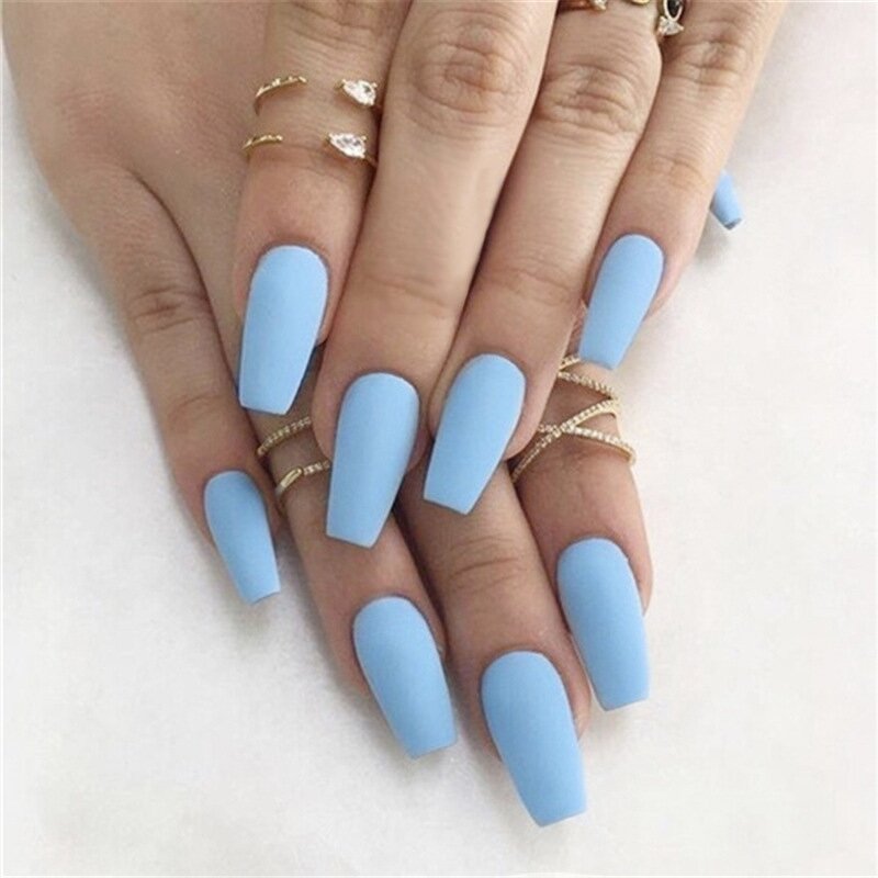 False Nails Manufacturer - Factory Direct Ballerina Pure Color Matte