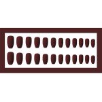 假指甲生产厂家-厂家直供芭蕾舞纯色哑光