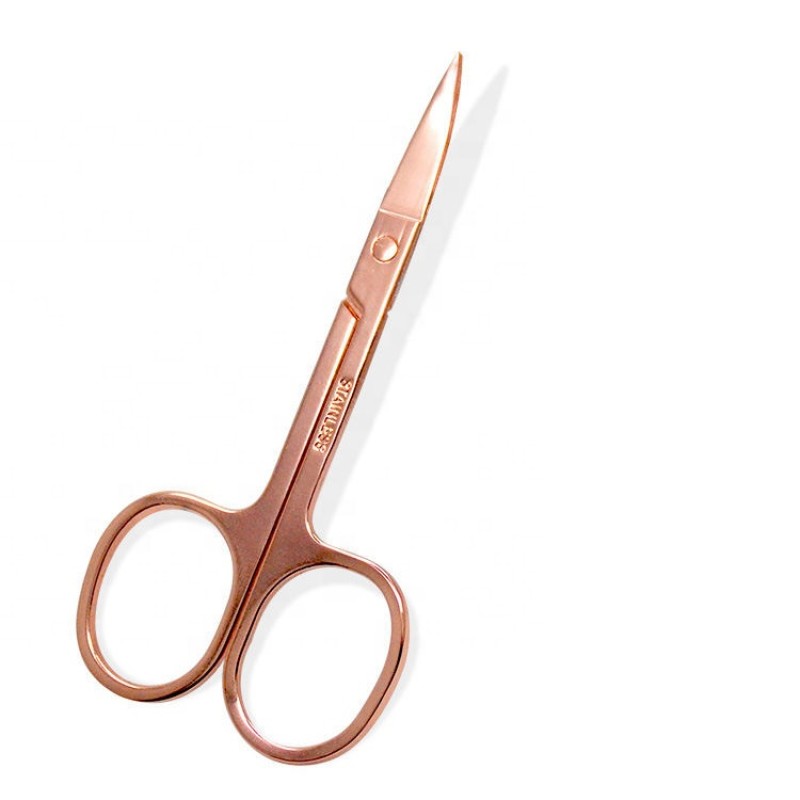 Beauty Scissors Manufacturer - Stainless Steel Rose Gold Custom Logo