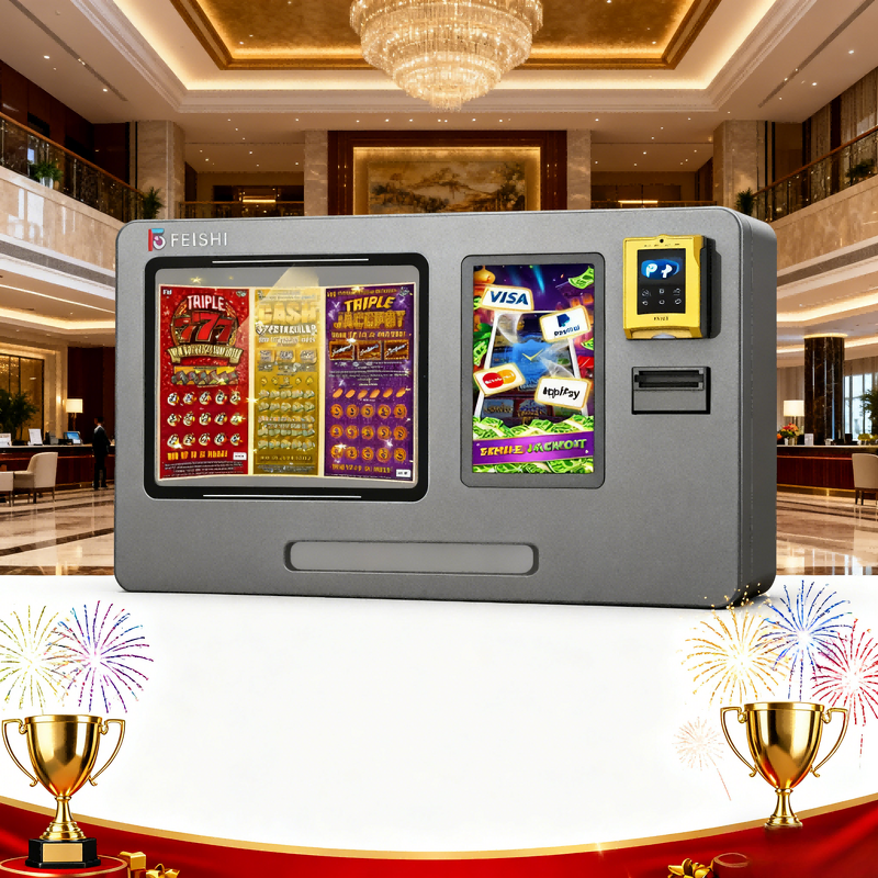 Lottery Vending Machine Factory - Wall Mounted Self-Service 10.1