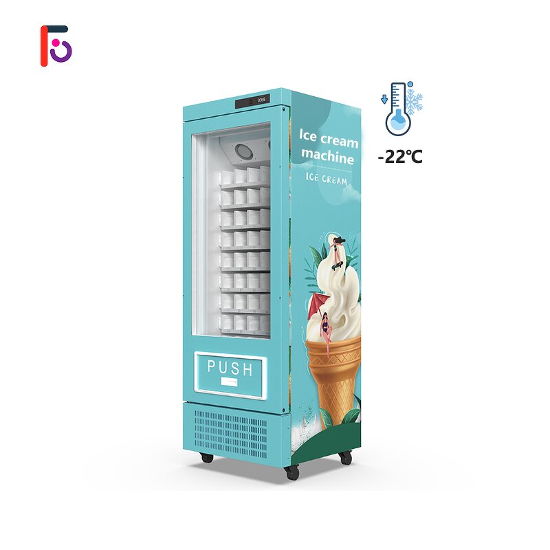Ice Cream Vending Factory - Automatic Frozen Food Refrigerated