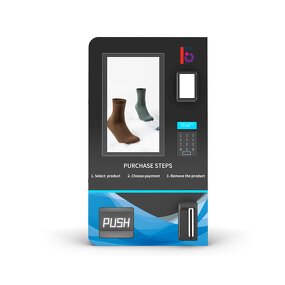 Socks Vending Machine Factory - New Design Wall Mounted Wholesale Coin