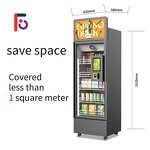 AI Vending Machine Factory - Single Door Fresh Food Credit Card