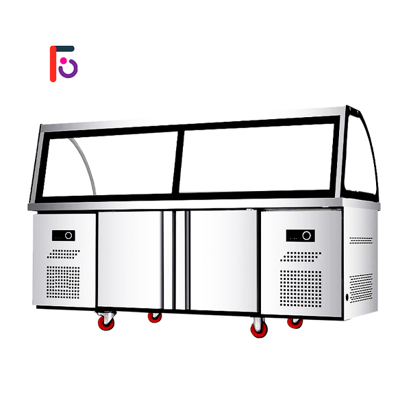 Food Cabinet Factory - Portable Versatile Dual Temperature BBQ Grill
