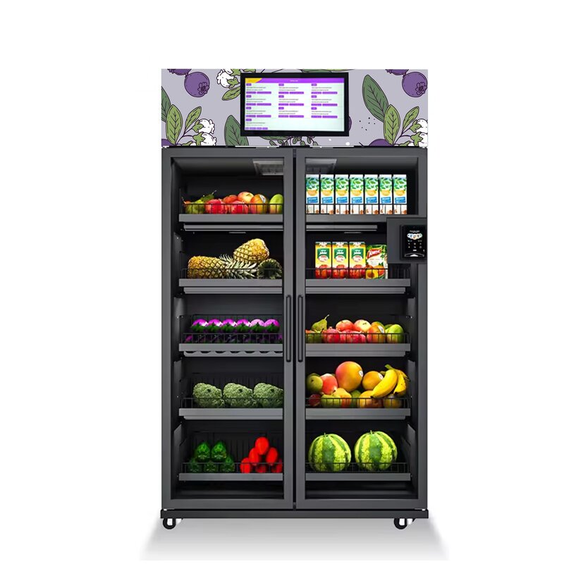 Fresh Fruits Vending Factory - Large Capacity Commercial Touch Screen