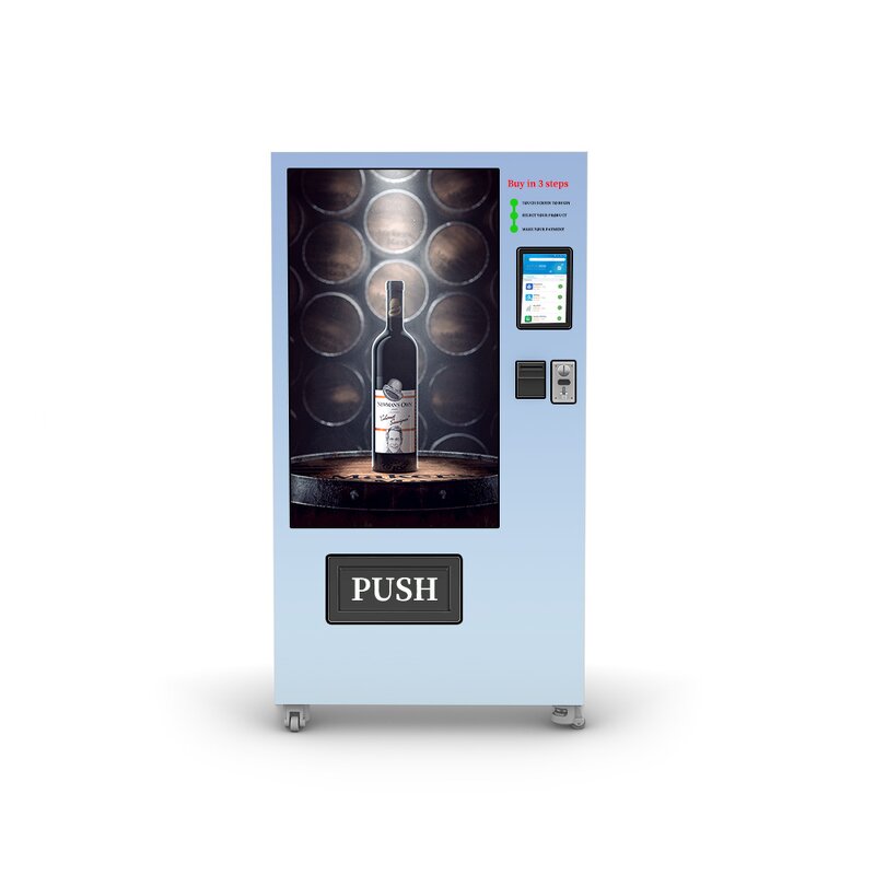 Wine Vending Machine Factory - Touch Screen ID Verification Refrigerator