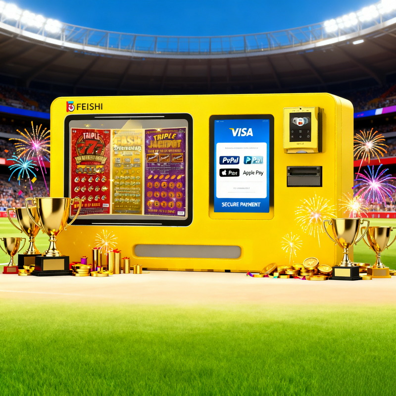 Lottery Machine Factory - 24/7 Multi-Payment Wall-Mounted Touch