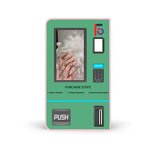 Nails Vending Machine Factory - Wig Cosmetic WiFi Contactless Coin