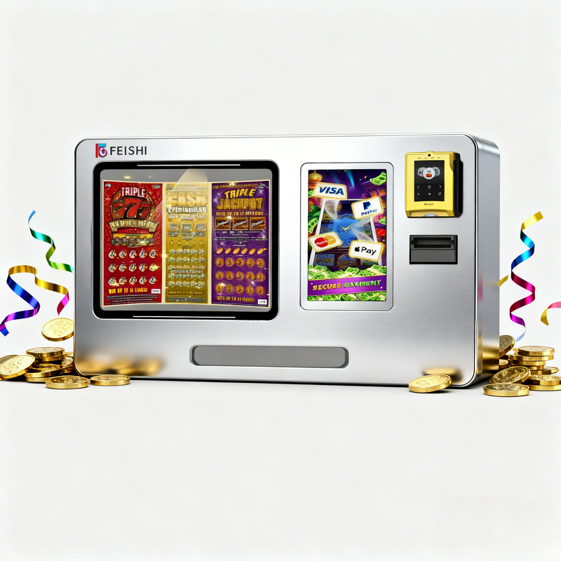 Lottery Kiosk Factory - Wall-Mounted 10.1 Touch 24h Multi-Payment