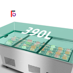 Seafood Refrigerator Factory - Commercial Display with Upright Freezer