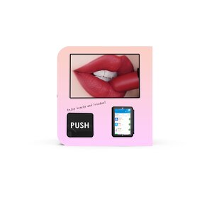 Cosmetic Vending Machine Factory - Wall-Mounted Desktop Makeup Lipstick