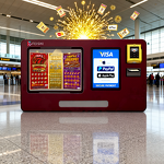 Lottery Dispenser Factory - 10.1 Touch Screen Self-Service Light Box