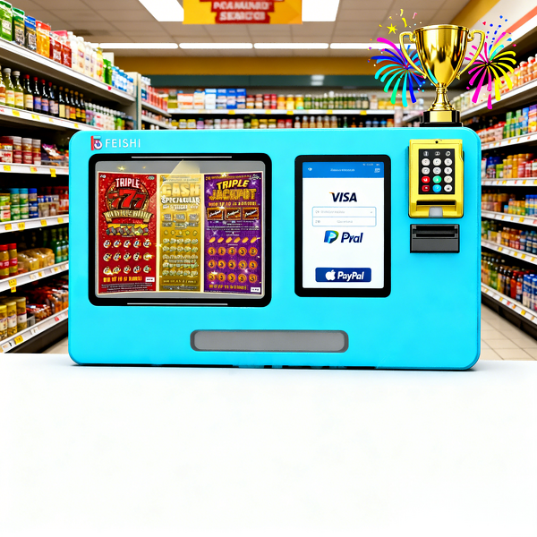 Lottery Kiosk Factory - Wall Mounted with Light Box 10.1 Touch