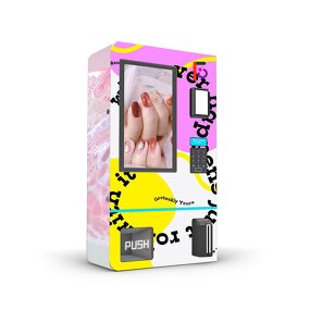 Nail Art Vending Machine Factory - Customized Wall-Mounted Touch Screen