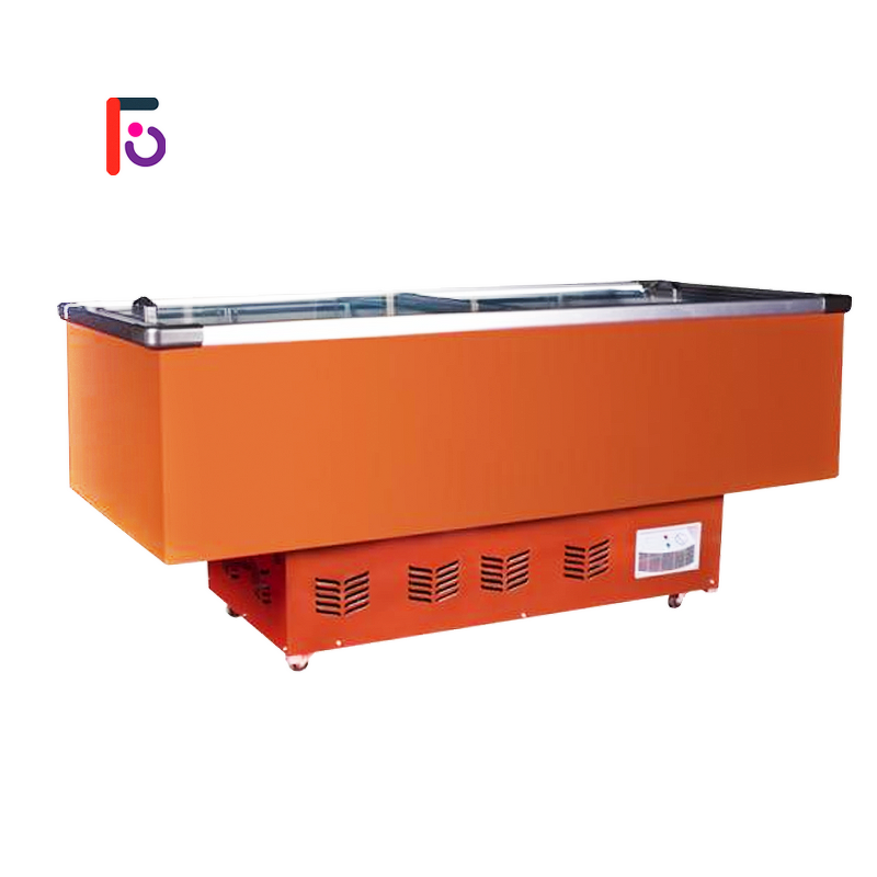 Island Freezer Factory - Copper Coil Large Capacity Frost Free