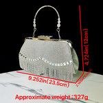 Wedding Banquet Handbag Manufacturer - Small Fragrance Diamond Bag