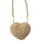 Evening Bags Manufacturer - Sparkly Rhinestone Heart Bag