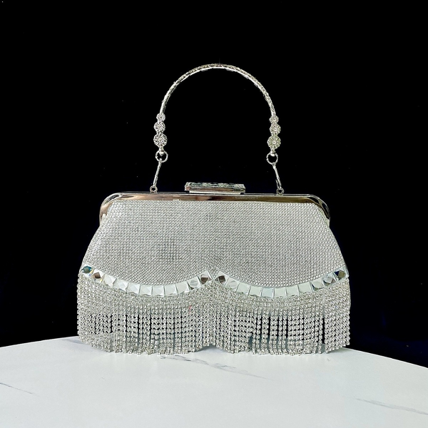 Wedding Banquet Handbag Manufacturer - Small Fragrance Diamond Bag