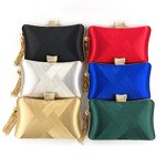 Clutch Bags Factory - Elegant Satin Tassel Handbag