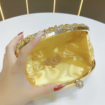 Evening Handbag Manufacturer - Shiny Pleated Large-Size Bag